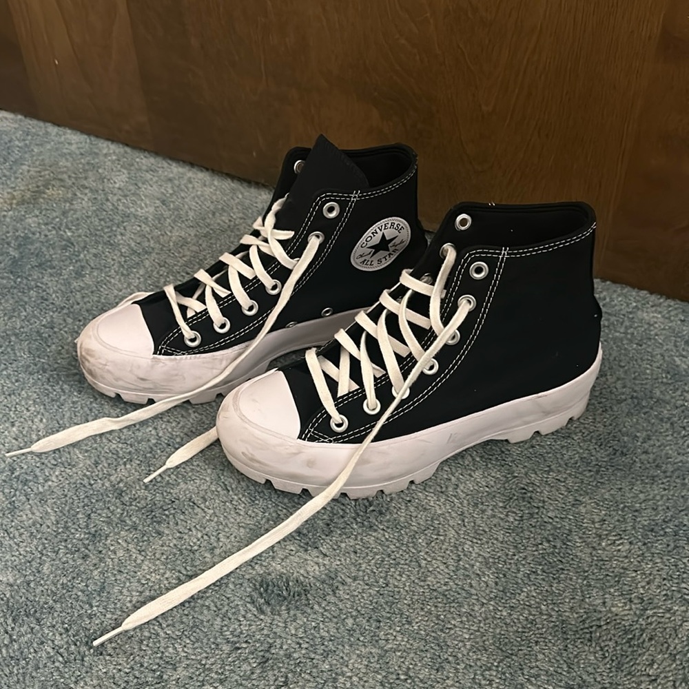 Black Platform Converse